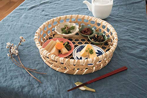 Amazon｜30cm 大きな竹かご｜小皿 オンライン通販